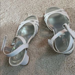 Unlisted White Heels Size 5